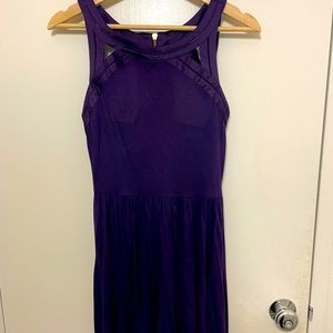 Silence and Noise Urban Outfitters purple cutout dress sz S